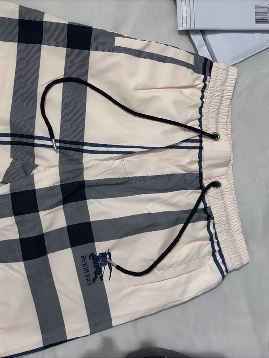 Burberry Other - Burberry Classic Check Swim Shorts in Cream and Navy